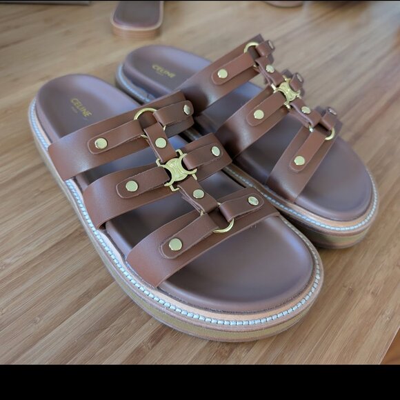 NEW - CELINE - TIPPI SLIDE in CALFSKIN - Picture 7 of 7